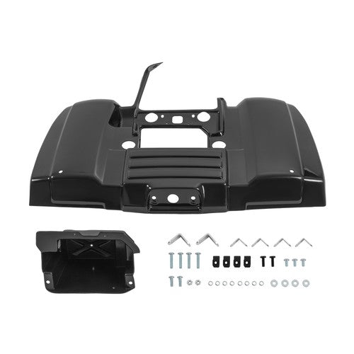 Black ABS Plastic Rear Fender Flaps Mud Guard for Honda TRX300 1988-2000