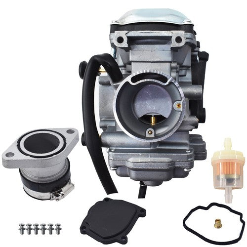 DURAFORCE Carburetor For Yamaha Big Bear 250 & Intake Manifold Carburetor Boot New