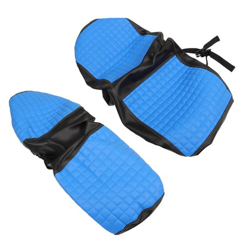 DURAFORCE Fit For Golf CartsRear Seat Covers Kit No Staple Blue Color Universal Size