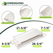 DURAFORCE Refrigerator Vent Lid For Truck RV Camper #65528 For Dometic Refrigerator Vent