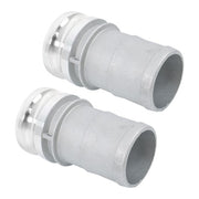 DURAFORCE 3" Aluminum Camlock Type E Adapter Universal Hose Connection Kit 2 Pcs