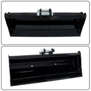 DURAFORCE Fits For Mini Excavator 1ton-1.5ton With Pins 1000mm Plain Bucket Attachment