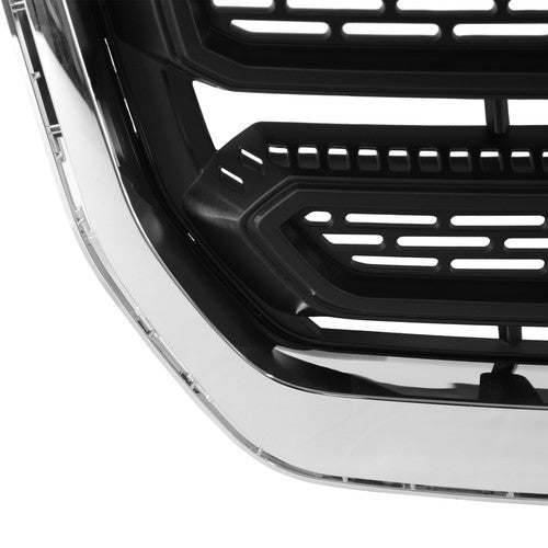 DURAFORCE Front Grille Chrome Frame Black Mesh For GMC Terrain SL SLE 2016-2017 23379208