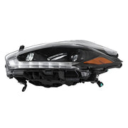 DURAFORCE For 2018 Nissan Murano LH+RH Headlights Headlamps Clear Lens Halogen w/ LED DRL