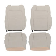 DURAFORCE For Chrysler 300C 2005-2010 4PCS Both Side Bottom&Top Seat Cover Lt Gray Leather
