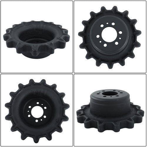 DURAFORCE Sprocket 7165111 For Bobcat T190 T180 T140 With 6 Large Bolt Holes 15 Tooth
