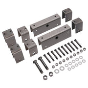DURAFORCE 2" wide Trailer Slipper Tandem Axle Spring Attaching Hanger Kit 5.2K-8K LBS