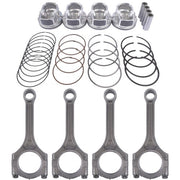 DURAFORCE 4x Connecting Rod & Piston Kit For Hyundai Veloster Kia Rio Soul 1.6L 2012-2017