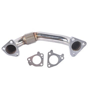 DURAFORCE Driver Side Exhaust Up Pipe for GMC Sierra Chevy Silverado LB7 LLY LMM 2001-2016