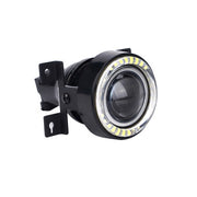 DURAFORCE Pair Projector Angel Eyes White LED Halo Fog Light DRL For 2016-2019 Honda Civic