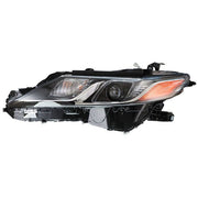 DURAFORCE For Toyota Camry L/Le/Se 2018-2019 Headlight Lamp Black Housing Driver Left Side