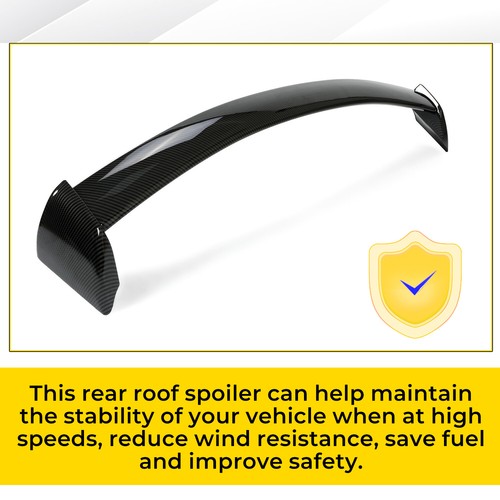 Rear Roof Spoiler Carbon Fiber Style for Subaru Impreza WRX STI 2002 to 2007