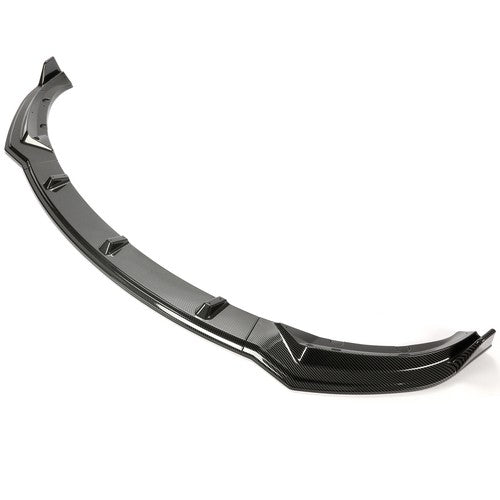 DURAFORCE Front Bumper Body Kit Lip Spliiter For 2017-2023 Tesla Model 3 Carbon Style 3Pcs
