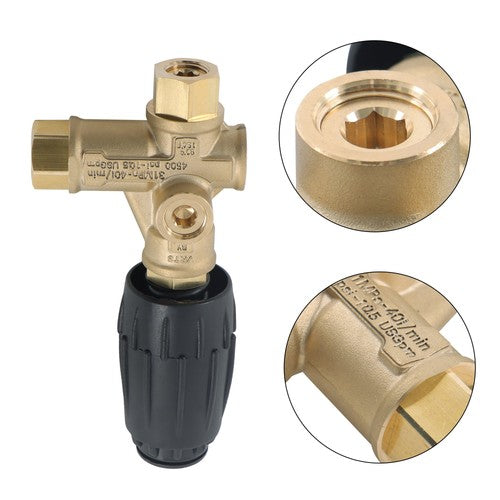 DURAFORCE 2PCS Unloader Valve VRT3-310-BPKG Annovi Reverberi 4500 PSI Pressure Washer Pump