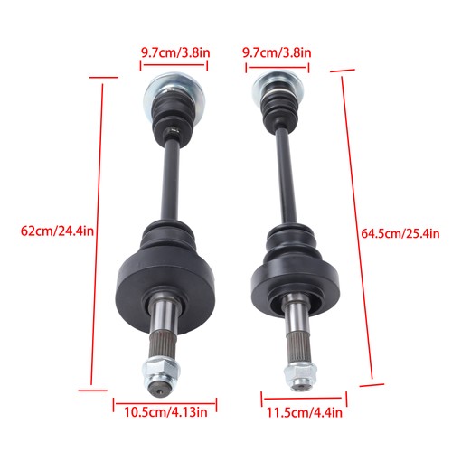 DURAFORCE For Yamaha Rhino 450 660 700 2004-2009 Rear Left and Right CV Axles Drive Shaft