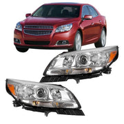 DURAFORCE Halogen For Chervolet Malibu 2013 2014 2015 Headlights Driver+Passenger Side