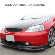 DURAFORCE Front Bumper Upper Grill Mesh Hood Grille For 2001-2003 Honda Civic JDM Type R