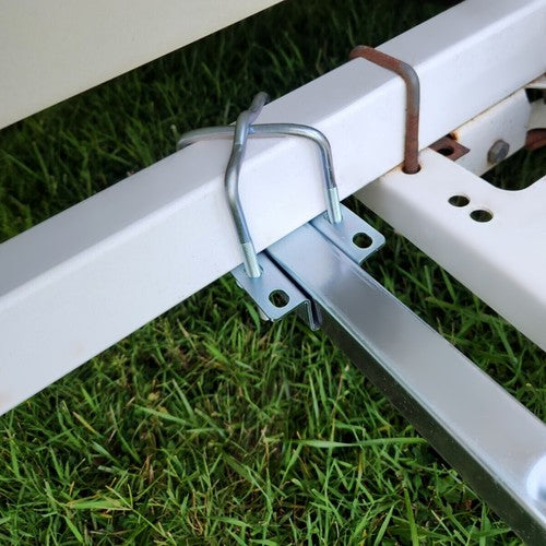 DURAFORCE 1 Pair 40" Zinc-Plated Boat Trailer Guide On Post PVC Poles For Sailboat White
