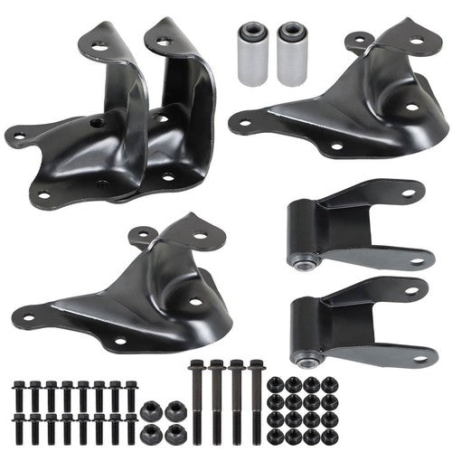 DURAFORCE Rear Suspension Leaf Spring Shackle & Bracket Kit For Ford Ranger 1986-1997