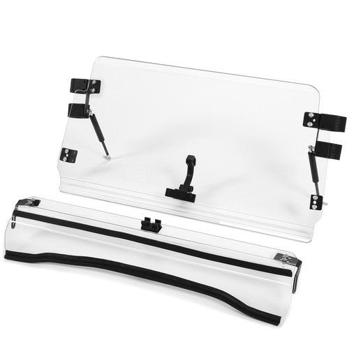 DURAFORCE Scratch Resistant Flip Windshield For Polaris RZR 800 / 4 800 / S 800 2008-2014