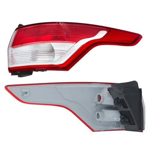 DURAFORCE 2pcs Left+Right Red Rear Tail Light Brake Lamp For Ford Escape 2013-2016 Halogen