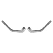 DURAFORCE Front Upper Grille Mesh Cover Trim for Toyota RAV4 2019-2025 ABS Chrome 2x