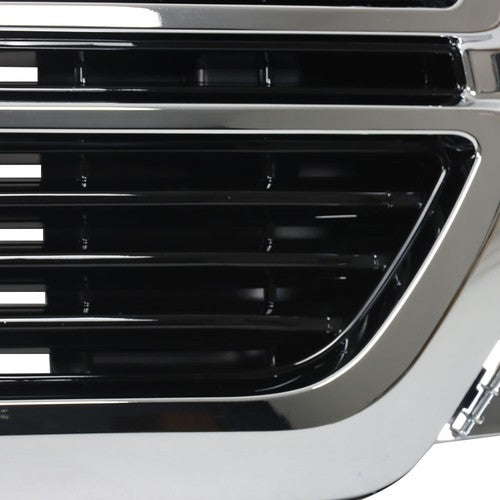 DURAFORCE W/Chrome Grille Front Grill Glossy Black New For Dodge Ram 1500 2019 2020-2022