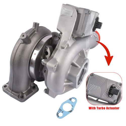 DURAFORCE Turbocharger w/ Turbo Actuator for Silverado Sierra 2500 3500 HD 6.6L V8 2017-21
