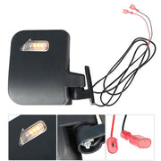 DURAFORCE Side Mirrors With Led Turn Signal Light Rear View Mirrors For EZGO Golf Cart