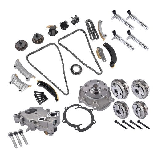 DURAFORCE Timing Chain Kit Oil & Water Pump VVT Sprockets for Cadillac ATS CTS GMC Acadia