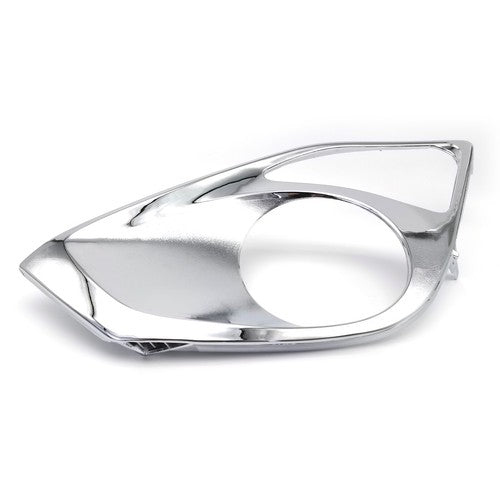 DURAFORCE Pair Chrome Front Bumper Fog Light Cover Bezels For 2013 2014 2015 Toyota Avalon