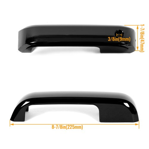 Glossy Black Door Handle Cover for Ford F150 2015-2020 F250 F350 Crew Cab 2017-2022