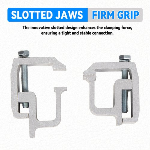 Truck Cap Topper Camper Shell Mounting Clamps Heavy Duty Aluminum 4 PCS