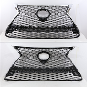 DURAFORCE Front Bumper Grille for 2015-2017 Lexus NX200T NX300H F Sport Chrome Black