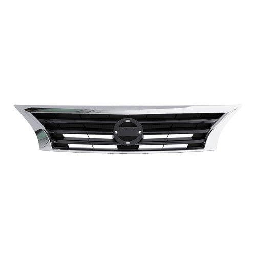 DURAFORCE Front Bumper Grille Upper Grill Assembly Chrome for 2013-2015 14 Nissan Altima