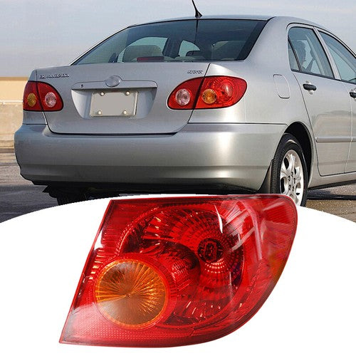 DURAFORCE Outer Tail Light Tail Lamp RH Passenger Side for 2003-2008 for Toyota Corolla