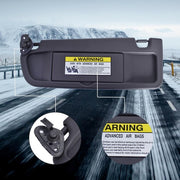 DURAFORCE Driver LH Side Drak Gray Sun Visor For Honda Civic 2006 2007-2011 83280SNAA01ZA