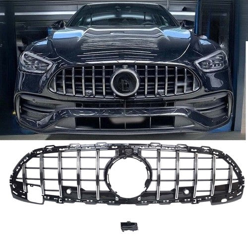 DURAFORCE For Mercedes Benz C200 C300 W/AMG Line C43 AMG 2022+ Chrome Front Bumper Grille