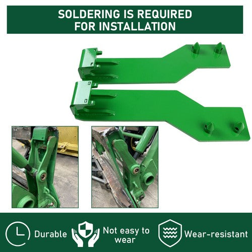 DURAFORCE For John Deere Tractor Loader Quick Tach Weld On Mounting Brackets