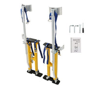 DURAFORCE 24-40 Inch Yellow Aluminum Drywall Stilts Tool For Painting Painter Taping