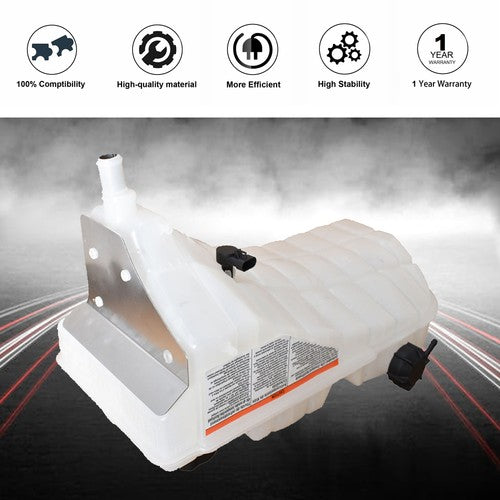 DURAFORCE Coolant Reservoir Tank W/Cap & Sensor AM-2804282367 Fit For 08-11 Peterbilt 365