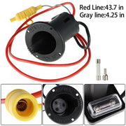 DURAFORCE For Club Car Golf Cart 48 Volt Charger Receptacle And Fuse Kit 101802101