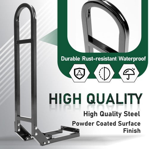DURAFORCE Golf Cart Rear Seat Safety Grab Bar With Trailer Hitch for EZGO Club Car Yamaha
