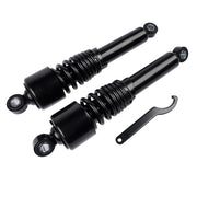 DURAFORCE Black 13in Heavy Duty Rear Shocks For Harley Road King Touring Street Tour Glide