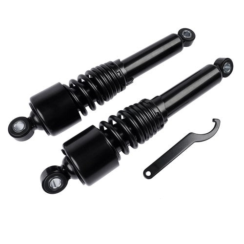 DURAFORCE Black 13in Heavy Duty Rear Shocks For Harley Road King Touring Street Tour Glide
