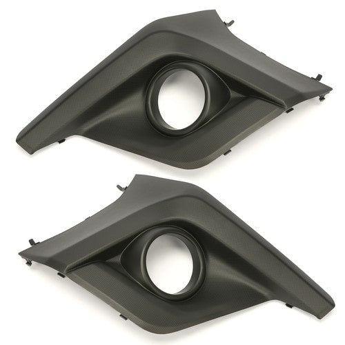 DURAFORCE For 2018 2019 2020 Subaru Crosstrek XUV Pair Fog Light Lamp Cover Bezel W/Hole