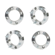 DURAFORCE For 1991-1996 Kawasaki Mule 500 Silver X4 4x137 Wheel Spacer 1.5" 110mm M10x1.25