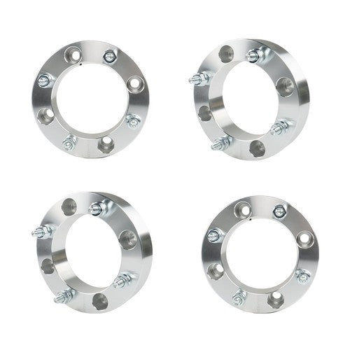 DURAFORCE For 1991-1996 Kawasaki Mule 500 Silver X4 4x137 Wheel Spacer 1.5" 110mm M10x1.25