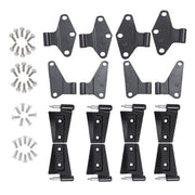 DURAFORCE Suitable For Jeep Wrangler 2007-2018 16PCS Car Replaced Parts Door Black Hinges