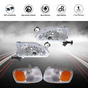DURAFORCE For Toyota Corolla 1998-2000 Corner Parking Signal Lights Headlights Combo Set